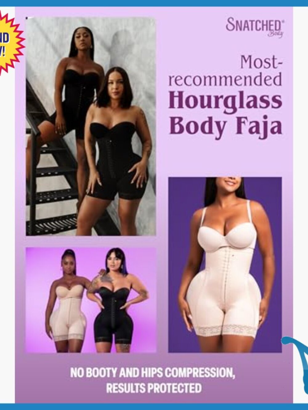 Stage 3 Strapless Faja High Compression Shapewear Bodysuit for Women - Picture 3 of 7